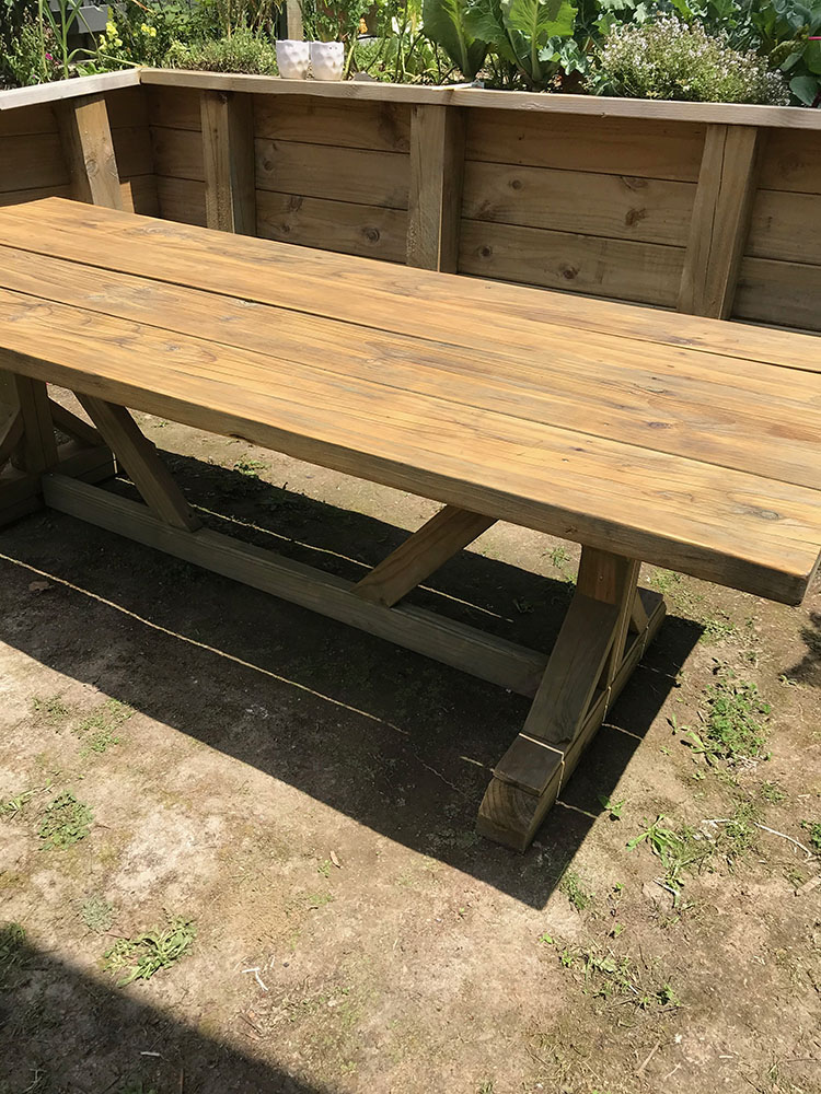 How to Refurbish an Outdoor Table Living a Real Life